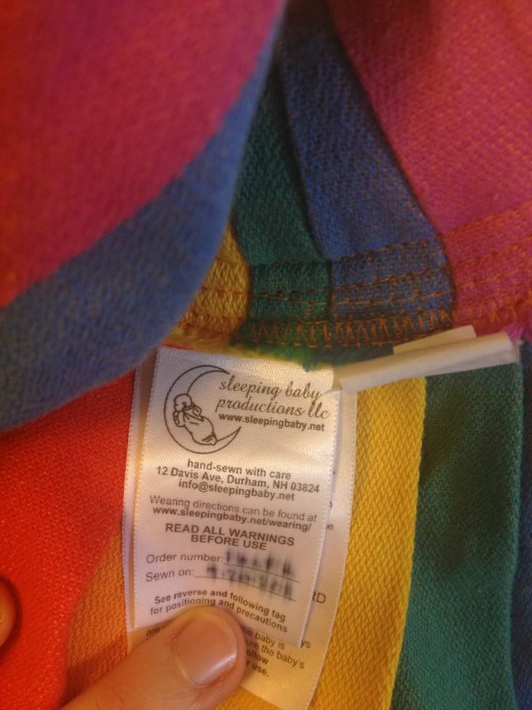 Sleeping Baby Productions SBP EasyCare Rainbow Wrap Conversion Ring Sling 