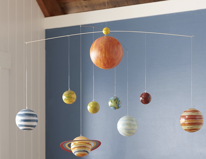 Pottery Barn Kids Solar System Nathan Outer Space Mobile New In