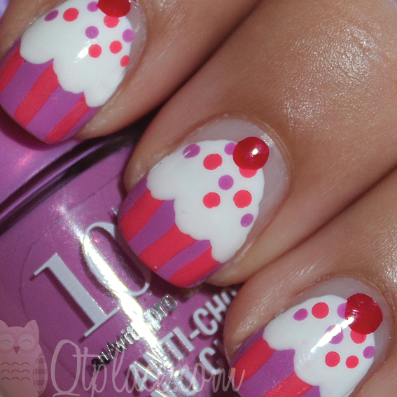 Make your own cupcake design with the colors nail art products etc you 