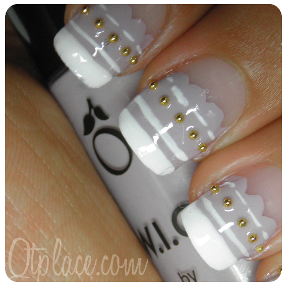 I really wanted to make a new nail art tutorial with beads again