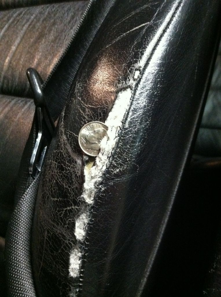 Leather Seat Bolster Repair?