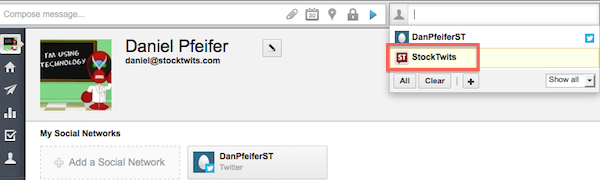 StockTwits on HootSuite