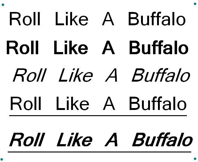 Roll Like A Buffalo...