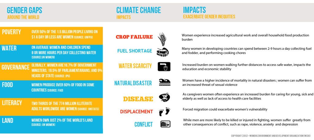 WEDO Gender and Climate Change Graph