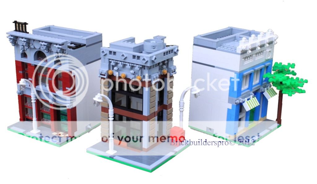   Modular 002 Brickbuilderspro Town Lego Custom 10218 10185 10182 10224