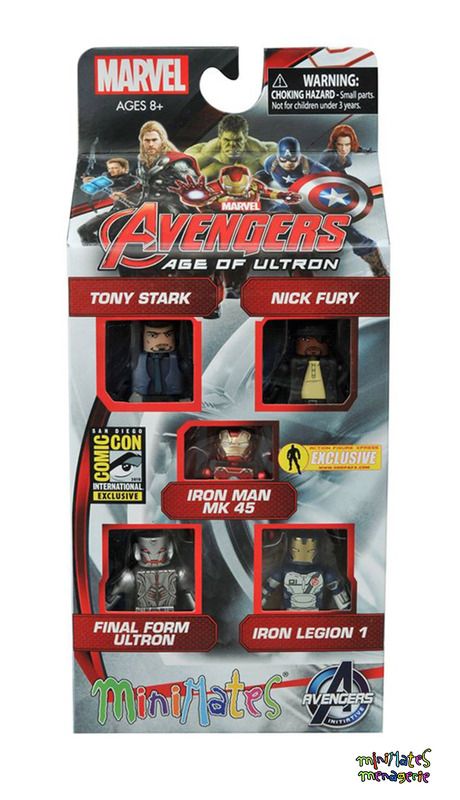 Marvel Minimates SDCC Avengers Age of Ultron Movie 5-Pack Box Set