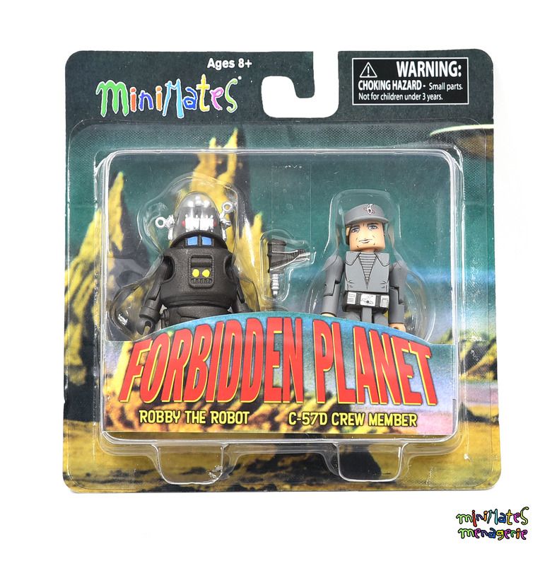 Forbidden Planet Minimates Robby the Robot /& C-57D Crew Member 2-Pack