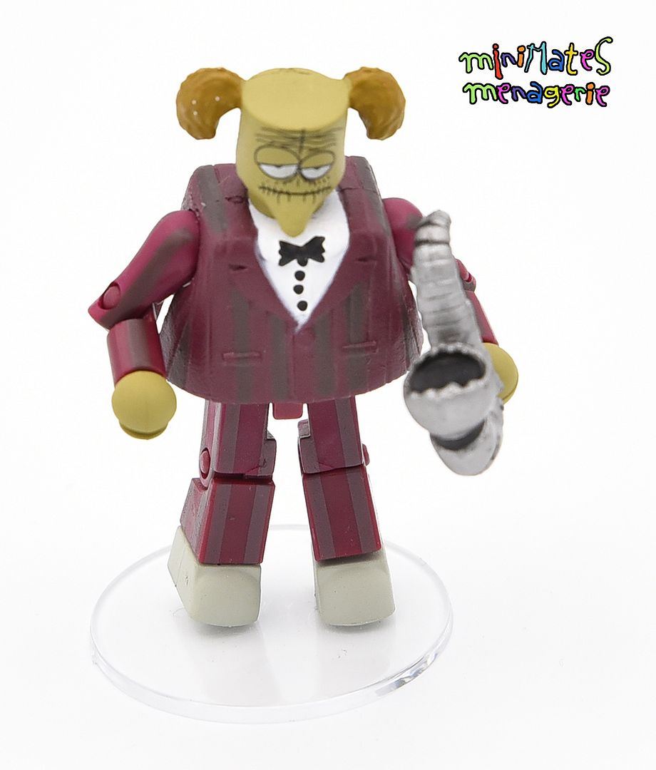 Nightmare Before Christmas Minimates Series 4 Zombie Sax Player /& Undersea Gal