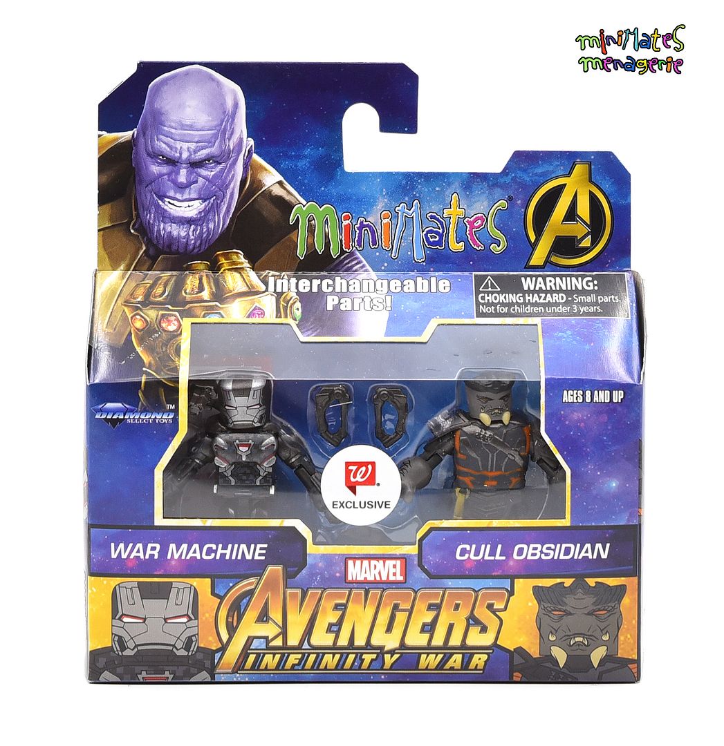 Details About Marvel Minimates Walgreens Infinity War Movie Wave 2 War Machine Cull Obsidian