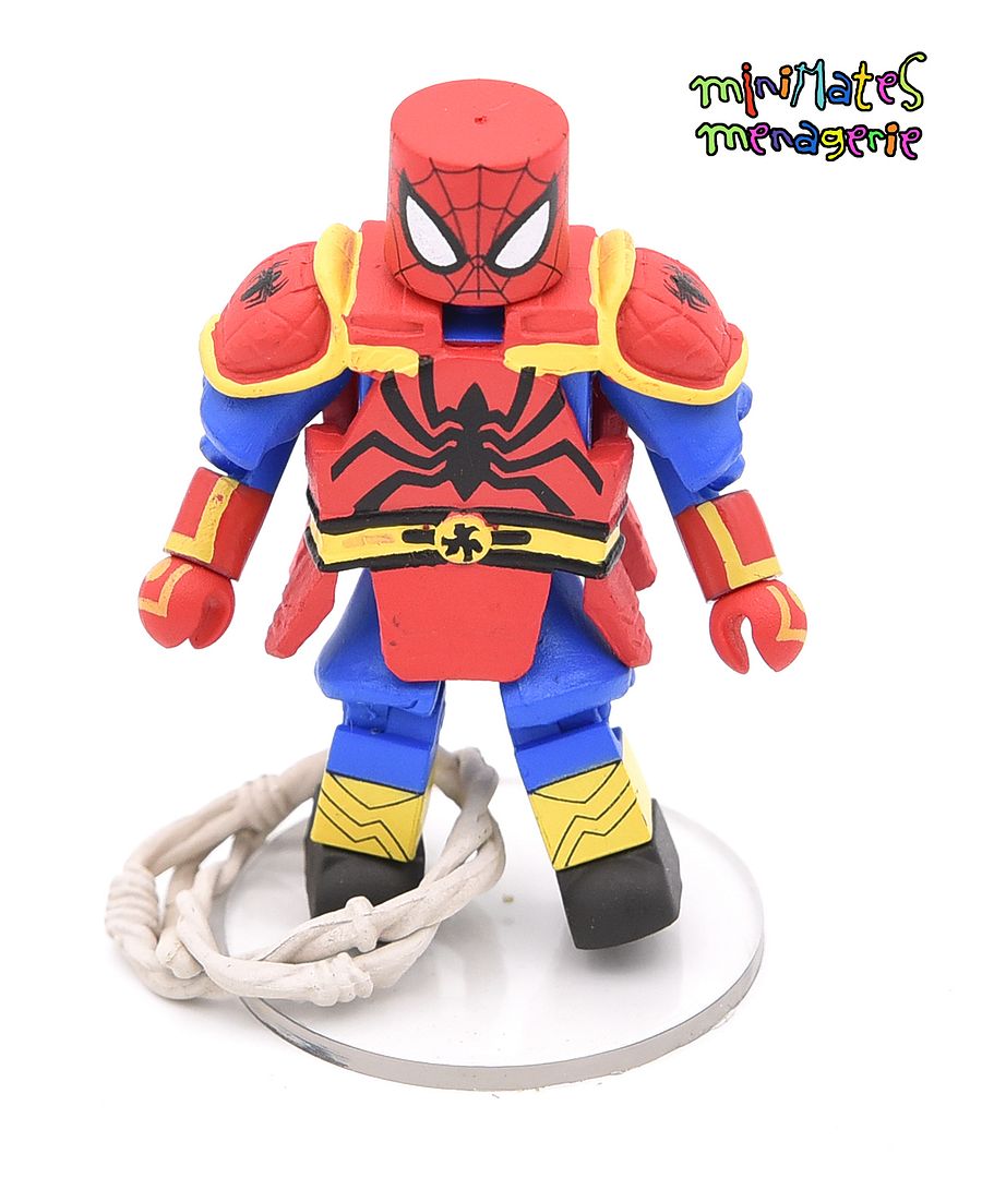 MiniMates Marvel Ultimate Spider-Man Web-Warriors K’un-Lun Armor Spider-Man and